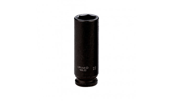 Kuuskant pikk löökpadrunvõti 19mm 1/2" Irimo jaepakend