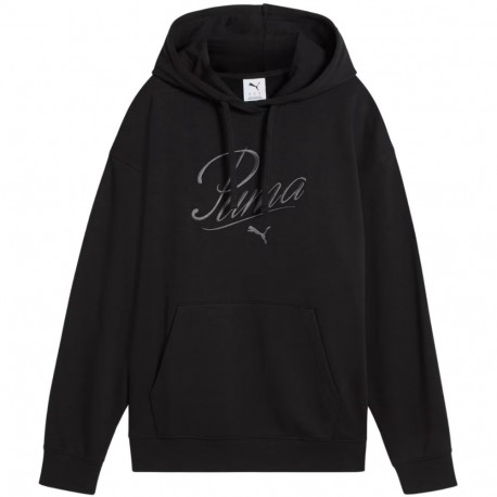 Bluza damska Puma Ess Script Comfort Hoodie czarna 684983 01 S