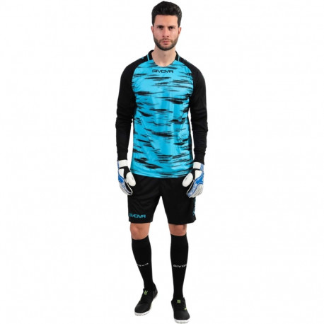 Givova väravavahi komplekt Difesa KITP10 2410 L, türkiissinine-must