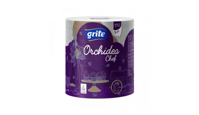 Household paper 3-layer GRITE Orchidea Gold 1 roll, 230 sheets