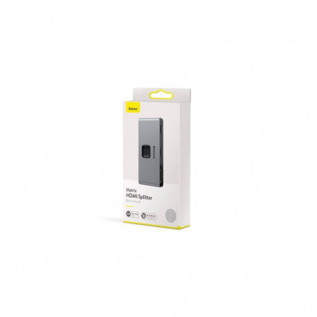 Baseus HUB Matrix HDMI Switcher (2in1 or 1in2) Space Gray (CAHUB-BC0G)