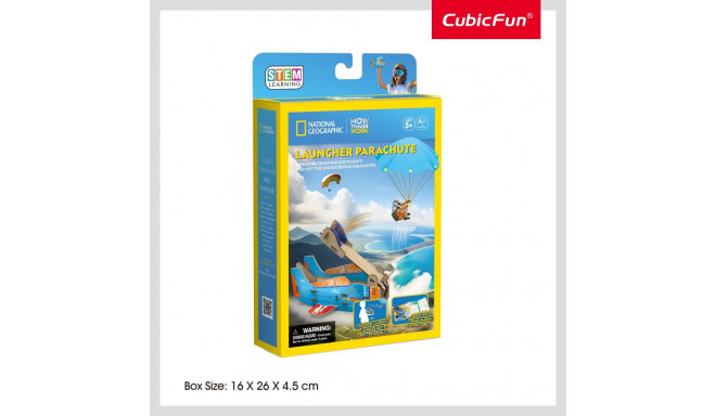 CUBIC FUN National Geographic 3D pusle Langevarjuheitja