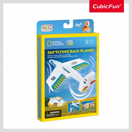 CUBIC FUN National Geographic 3D pusle 360° Tagasilendav Lennuk