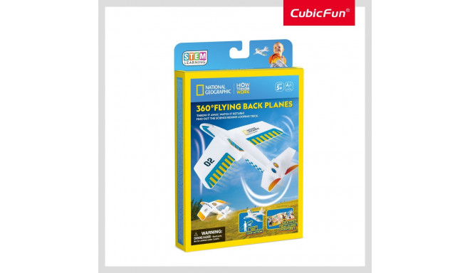 CUBIC FUN National Geographic 3D pusle 360° Tagasilendav Lennuk