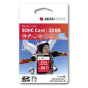 AgfaPhoto SDHC Card 32GB High Speed Class 10 UHS I U1 V10