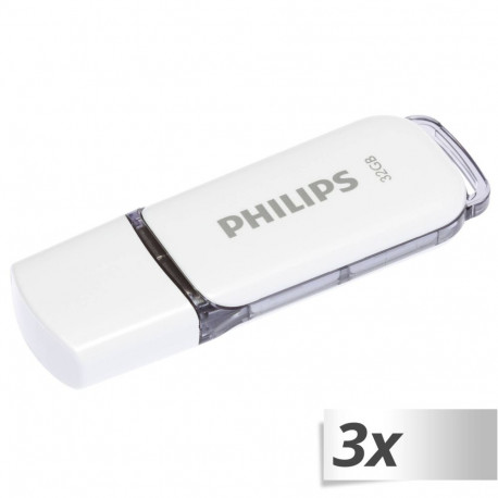 Philips USB 2.0 3-pack 32GB snow edition varjuhall