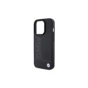 BMW MagSafe Leather Hot Stamp case for iPhone 15 Pro Max - black