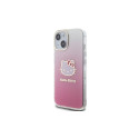 Hello Kitty IML Gradient Electrop Kitty Head case for iPhone 15 - pink
