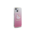 Hello Kitty IML Gradient Electrop Kitty Head case for iPhone 15 - pink