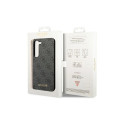 Guess GUHCS23SG4GFGR S23 S911 grey/grey hardcase 4G Metal Gold Logo
