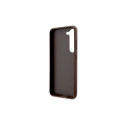 Guess GUHCS23SG4GFBR S23 S911 brown/brown hard case 4G Metal Gold Logo