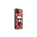 Karl Lagerfeld KLHCP13MPMNIKPI iPhone 13 6.1" hardcase red/red Monogram Ikonik Patch