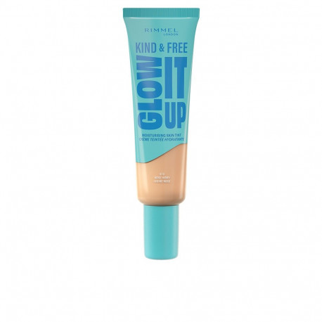 RIMMEL LONDON vedel jumestuspõhi kind & free glow it up 30ml, #010-Rose Ivory