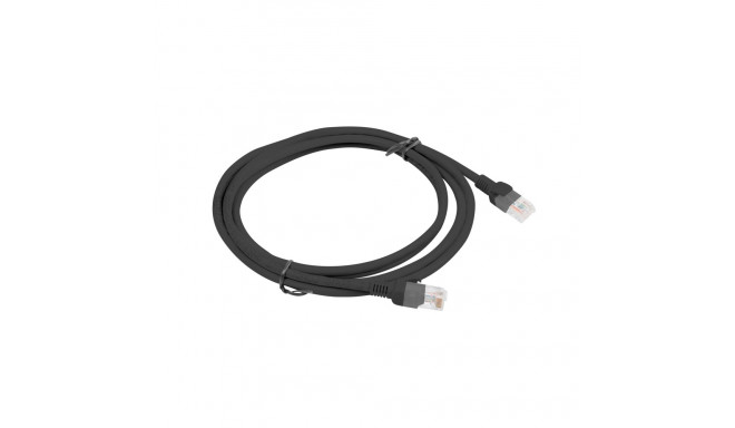 PATCHCORD CAT.5E UTP 3M BLACK FLUKE PASSED LANBERG 10-PACK