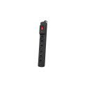 SURGE PROTECTOR ARMAC MULTI M6 3M 6X FRENCH OUTLETS BLACK