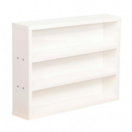 Shelf LESTER 48x10xH36cm, white melamine
