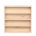 Riiul LESTER 48x10xH47,5cm, hele melamiin