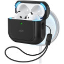 Airpods 4 laadimiskarbiümbris ESR Orbit Halolock Magsafe, must