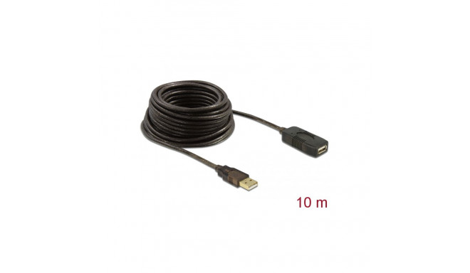 Delock Cable USB 2.0 Extension, active 10 m