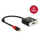 Konverter USB-C (M) - HDMI (F) 4K@60Hz, 0.2m töötab ka thunderbolt 3´es ja sobib Macidele