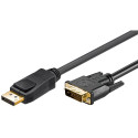 DisplayPort - DVI-D Dual Link kaabel 5.0m (sign suund DP > DVI)