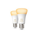 Philips Hue smart lamp multipack, White Ambiance, E27, 2 pcs