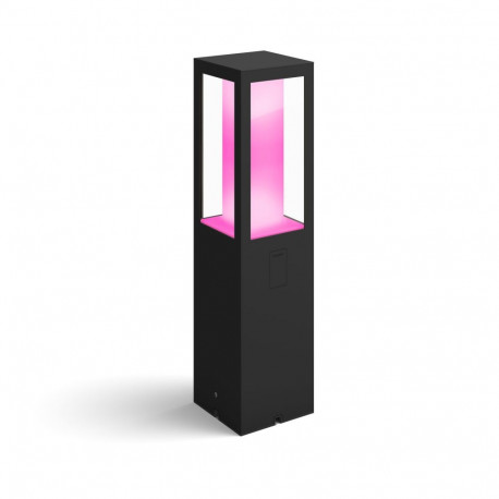 Philips Hue Impress välisvalgusti nutikas pollarvalgusti, must, madal, 40 cm, 1200 lm