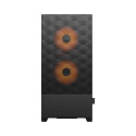 Fractal Design Pop Air RGB Orange Core TG ATX case with window, black/orange