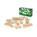 BRIO 33402 - Wooden Train Track Extension Set, 16 Pieces