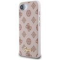 Case Guess Peony Script Logo MagSafe for iPhone 16e brown