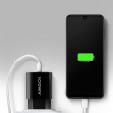 Axagon seinalaadija 1x port USB-A, QC3.0/AFC/FCP/Apple, 18W | ACU-QC18