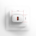 Axagon seinalaadija 1x port USB-A, QC3.0/AFC/FCP/Apple, 18W | ACU-QC18W