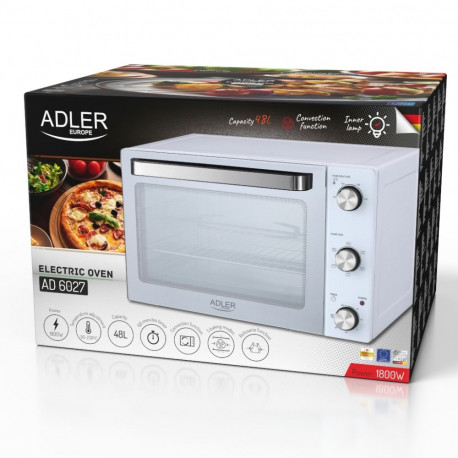 Adler elektriahi | AD 6027 | 48 L | 1800 W | valge