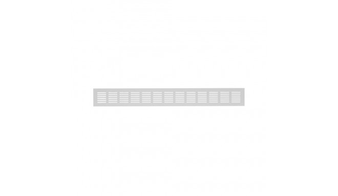 ALUMIN. VENT. GRILLE, 60X500MM, SILVER
