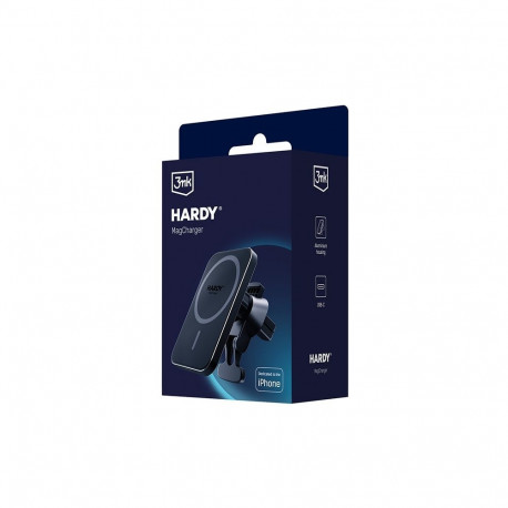 3MK Hardy MagCharger 15W induktiivne autolaadija iPhone'ile