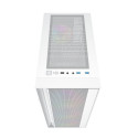 Gembird Fornax 4000W ARGB gaming ATX computer case, Midi Tower, backlight, White