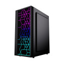 Gembird Fornax 2500 ARGB Gaming ATX computer case, Midi Tower, backlight,  Black