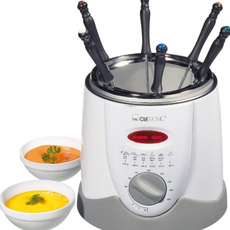 Clatronic FFR 2916 ühe 1 l eraldiseisev 900 W fritüür hall, valge
