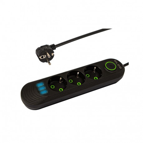 98-213# ps-320 3-gniazda 3xusb 2m must 3x1mm pikendusjuhe