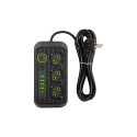 98-234# Przedłużacz sieciowy ps-330s 3-gniazda 4xusb 1xusb-c 3m czarny 3x1mm