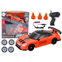 Autko Sportowe Zdalnie Sterowane R/C 1:24 Pomarańczowe Wymienne Koła
