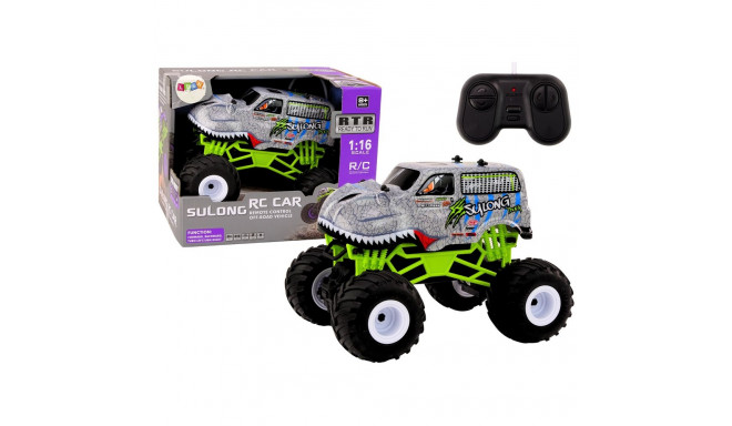 zdaljuhitav RC 1:16 hall dinosaurus maastikuauto