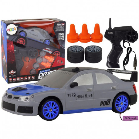 zdaljuhitav sportauto R/C 1:24 hall vahetatavad rattad