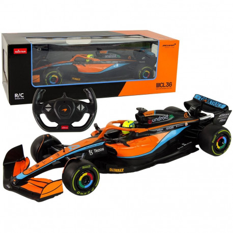 Auto Wyścigowe McLaren F1 Zdalnie Sterowany RC Rastar Pomarańczowy 1:12