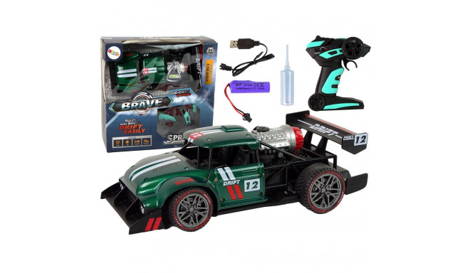 Auto Zdalnie Sterowane Sportowe R/C 1:16 Zielone Para Wodna