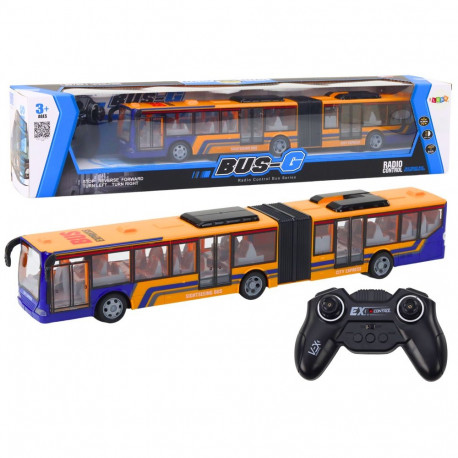 zdalnie juhitav RC oranž liigendbuss