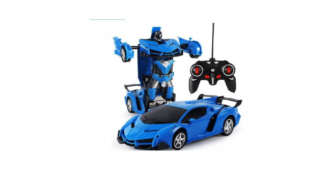 Auto Robot 2w1 R/C Pilot Światło Dźwięk Drift Niebieski