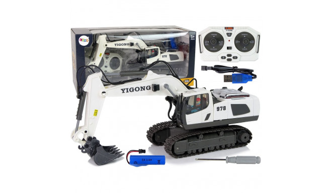 kaugjuhitav ekskavaator ratastega roomikud 2.4 G pult