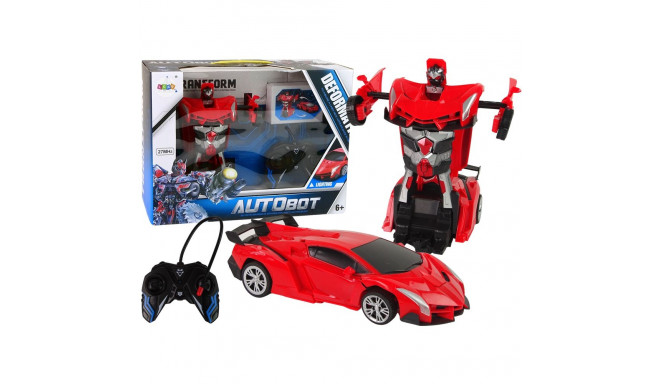 auto robot 2w1 juhtpult R/C kaugjuhitav punane