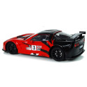 Auto Sportowe Wyścigowe R/C 1:18 Corvette C6.R Czerwony 2.4 G Światła